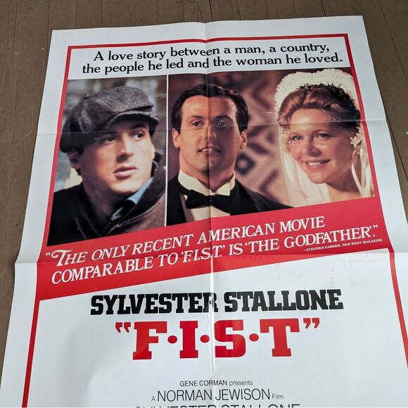 Vintage "F.I.S.T." 1978 Original One Sheet Movie Poster Sylvester Stallone FIST - Picture 4 of 8